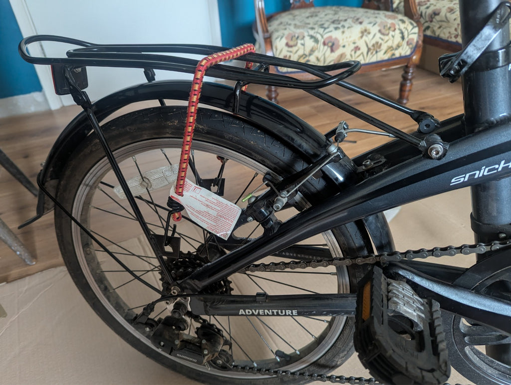 Folding bike Adventure Snicket with adjustable seat height and 7 speed