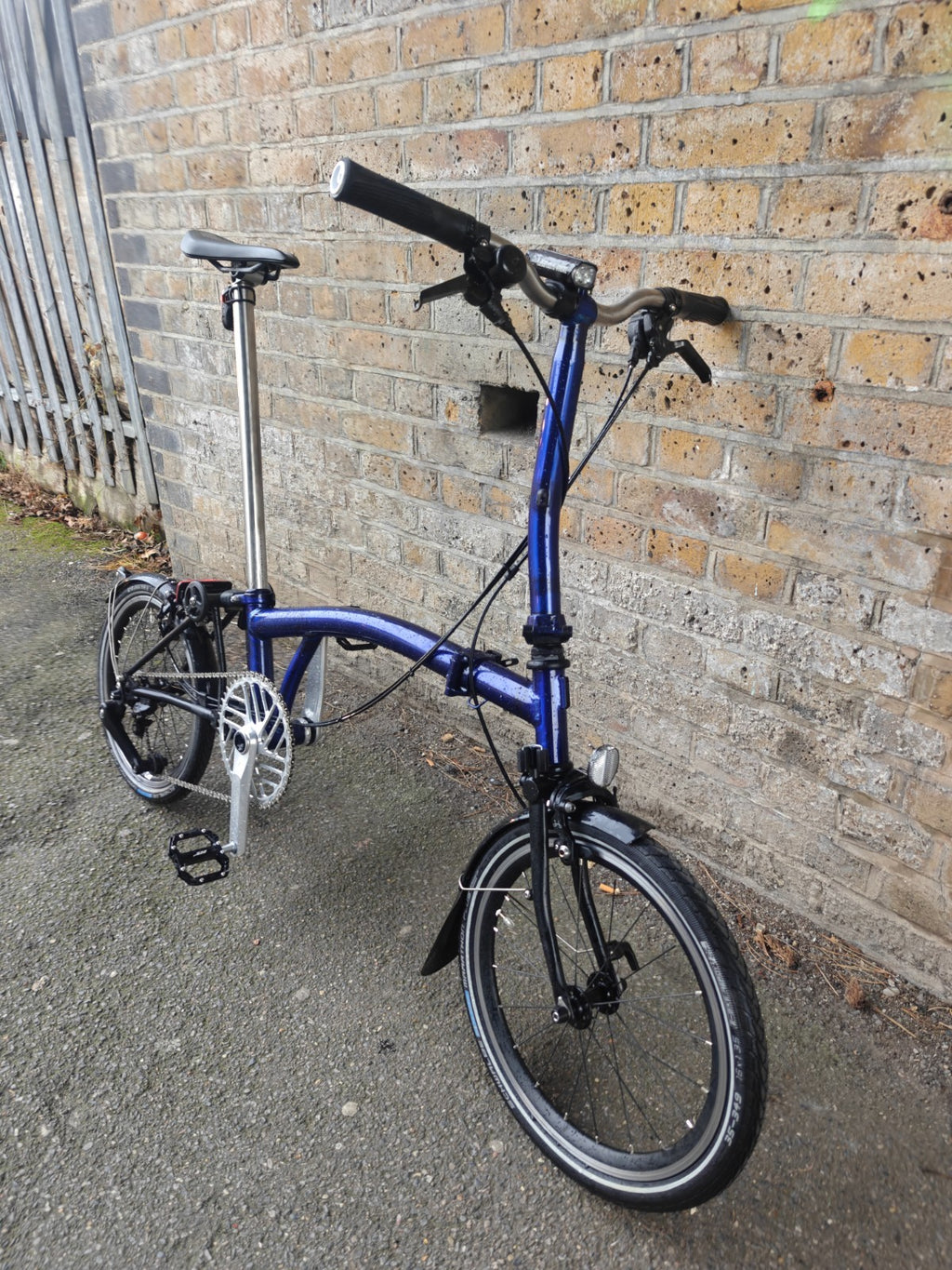 Brompton P-Line 4 Speed Folding Bike (customised)