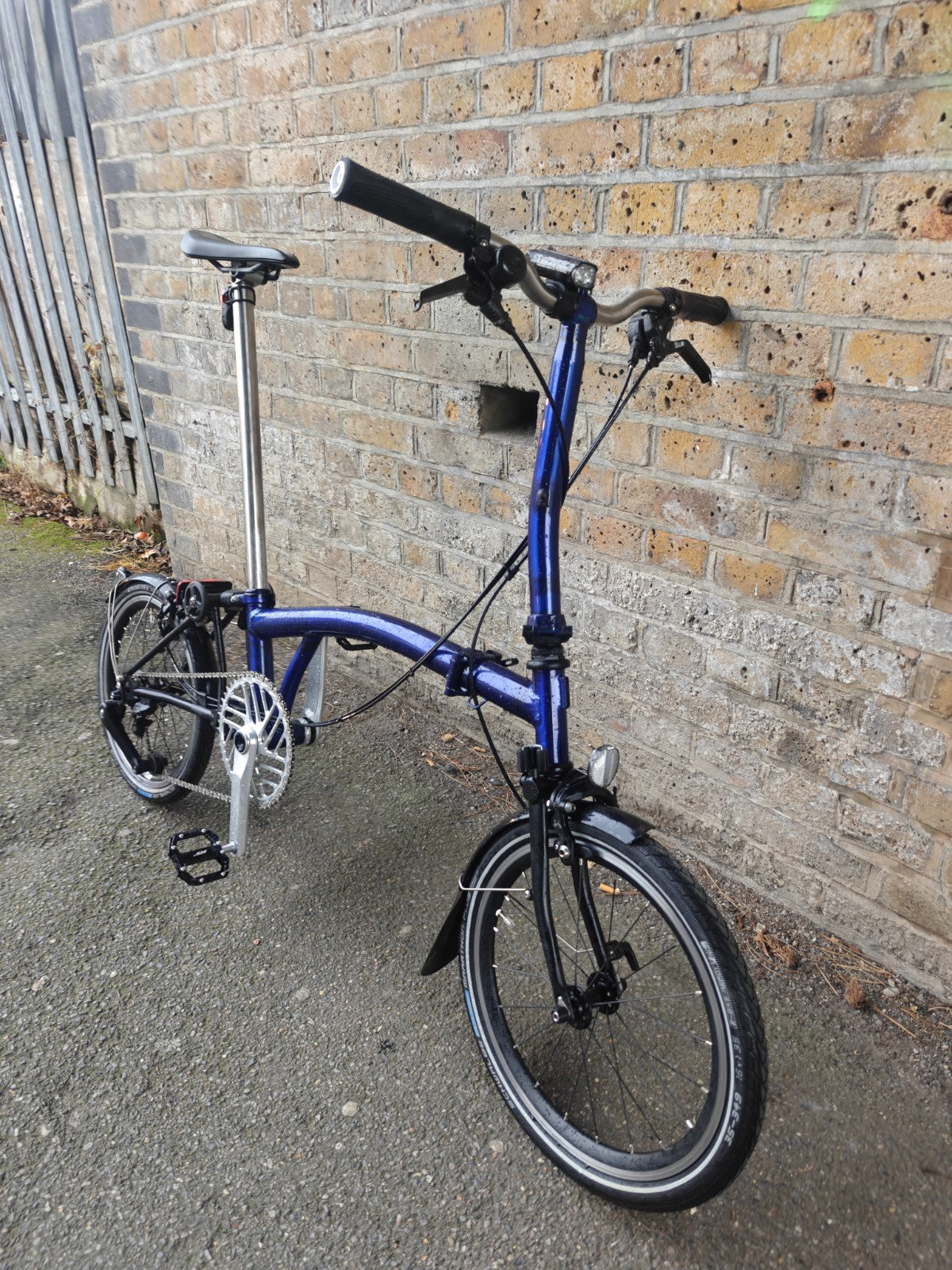 Brompton P-Line 4 Speed Folding Bike (customised)