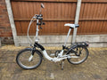 DAHON CAIO D7 FOLDING BIKE In SHINY WHITE. 20 Inch Wheels Great Condition