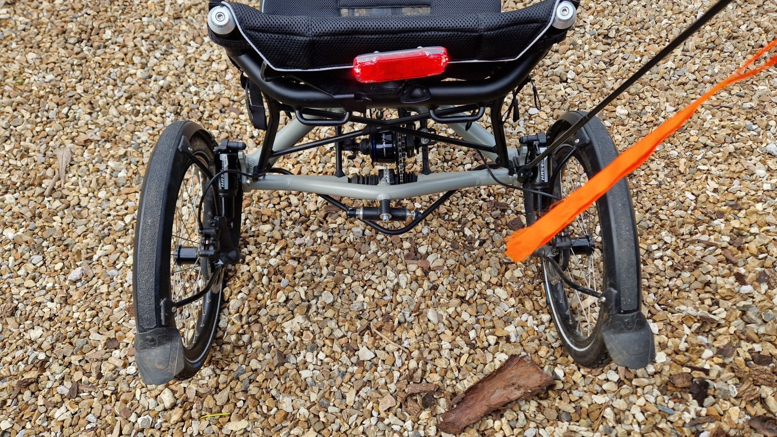 2021 Hase Bikes Kettwiesel Evo with assist auto gears Folding Recumbent trike.🦚