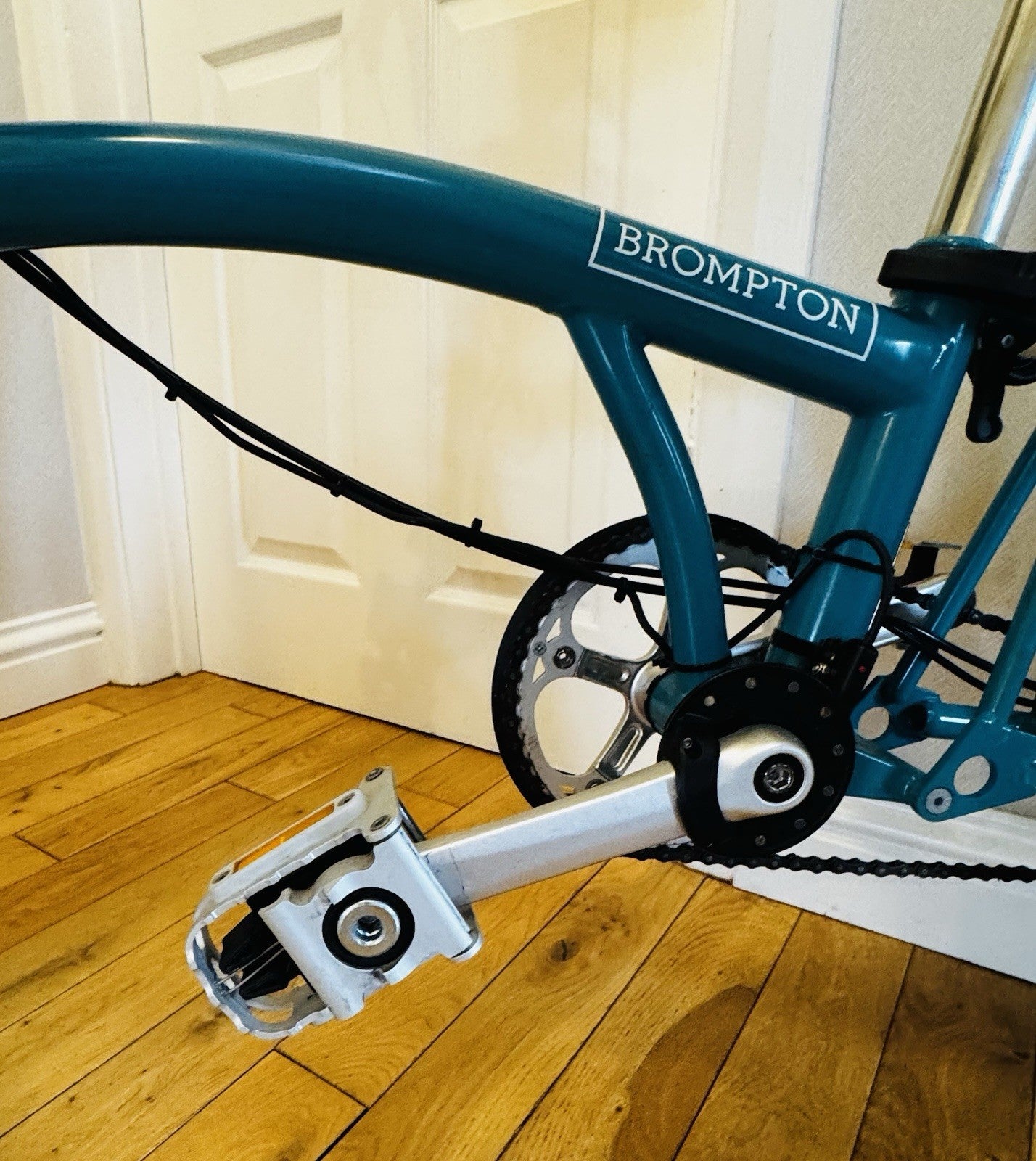 Brompton B75 Folding Bike  Fitted With Swytch GO+ Electric Conversion Kit Used