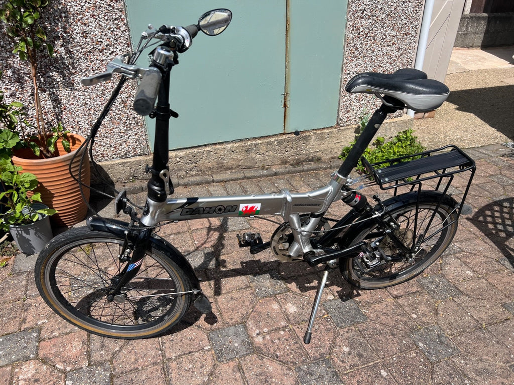 Dahon Folding Bike Cycle in Silver Aluminium Frame 7 Speed 20" Wheel