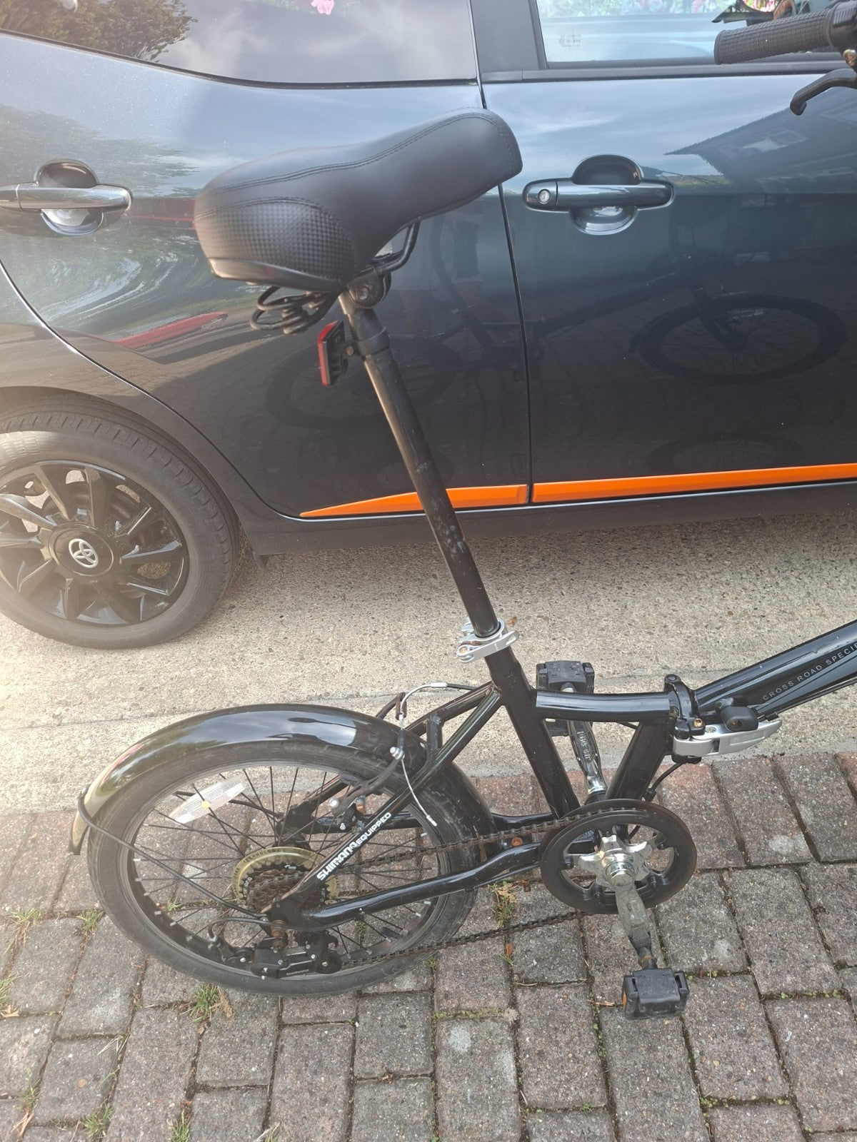 cross folding bike - TWO available. Price is for one