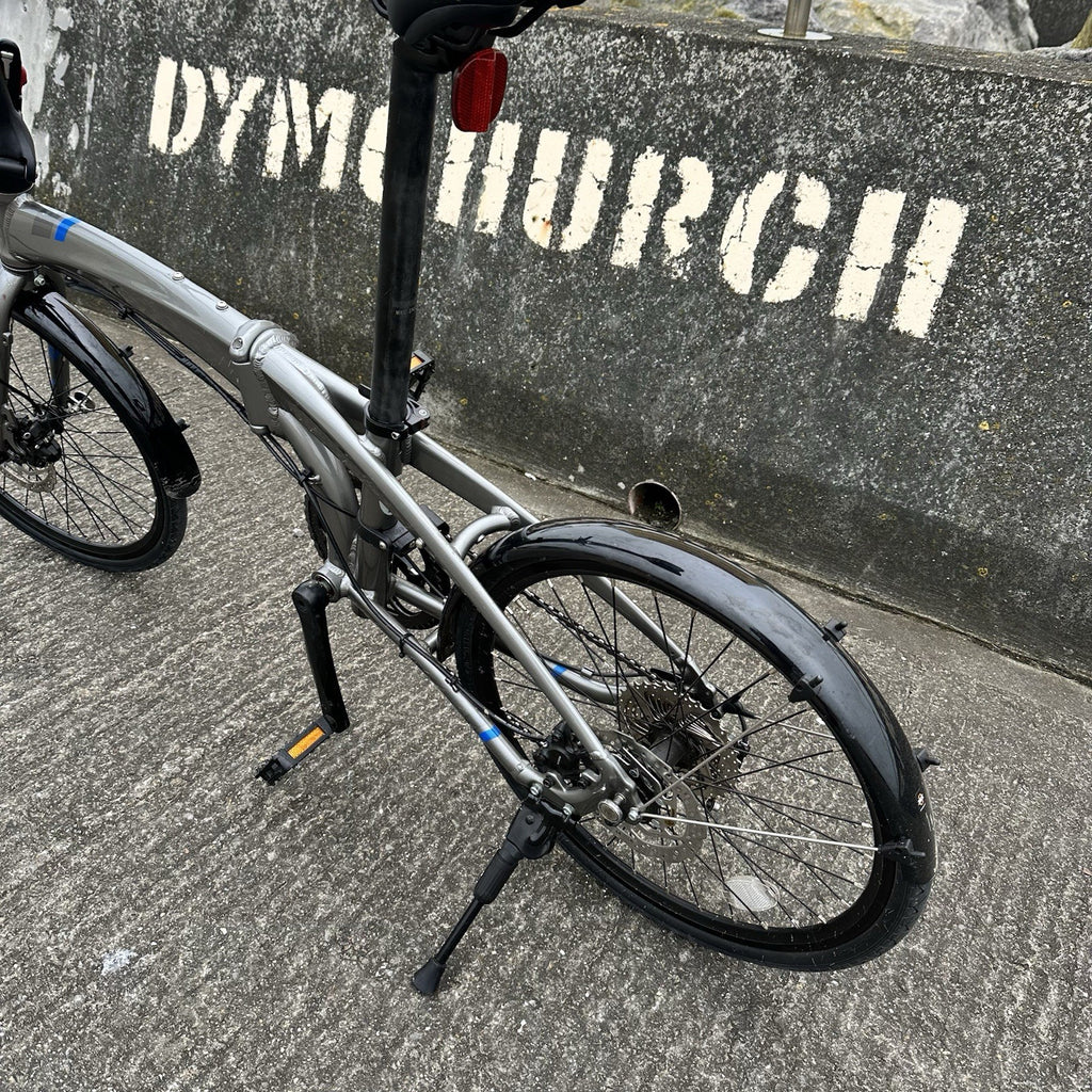 Tern Verge D9 Speed Folding Bike Hydraulic Disc Brakes Mudguards Excellent 🚲