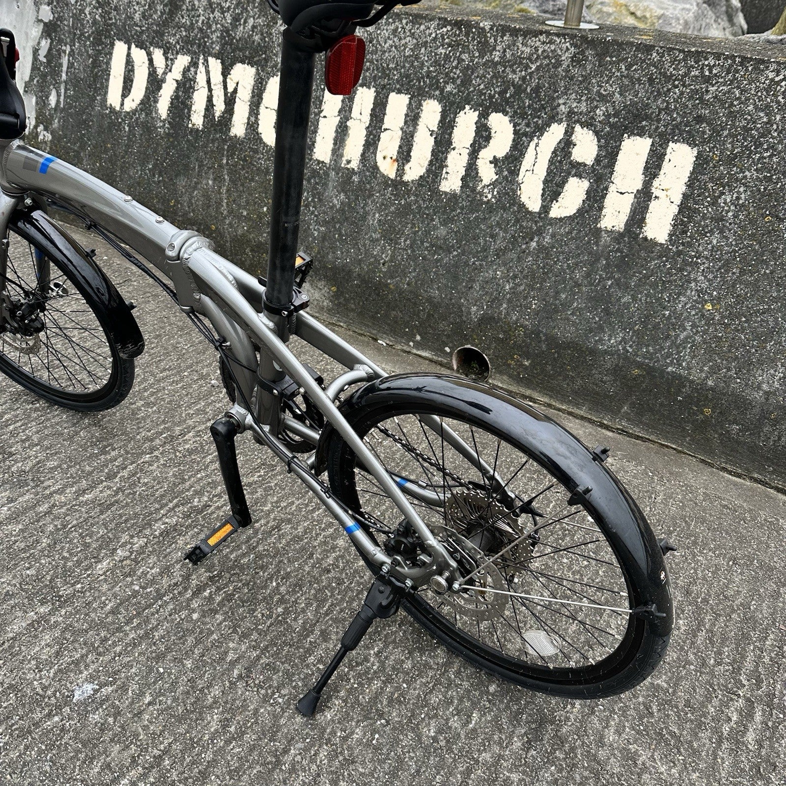 Tern Verge D9 Speed Folding Bike Hydraulic Disc Brakes Mudguards Excellent 🚲