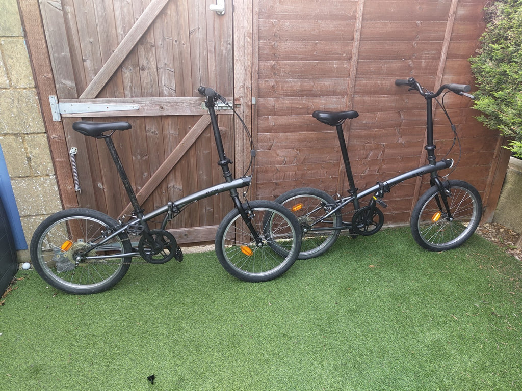 B'TWIN Folding Bike 20" Wheel - Compact Foldable Bicycle - Great Condition