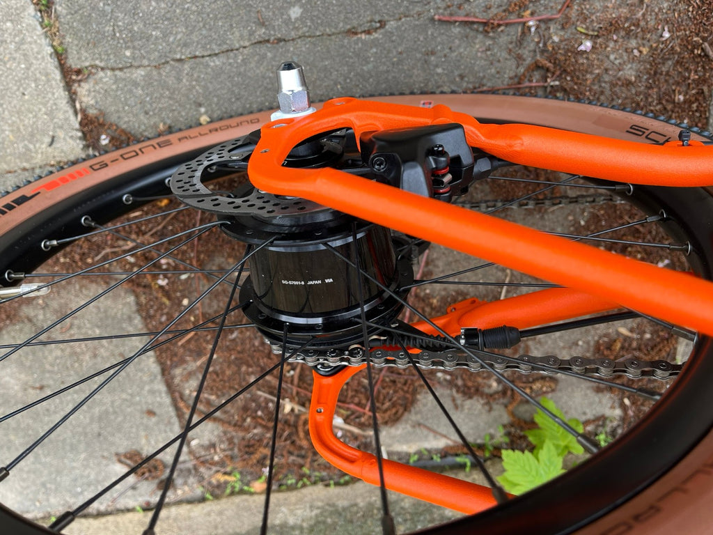 Brompton G Line Medium 8 speed Alfine Adventure Orange Gravel Folding Bike