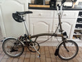 BROMPTON M3L  3 SPEED FOLDING CYCLE,  Near MINT CONDITION AND HARDLY USED.