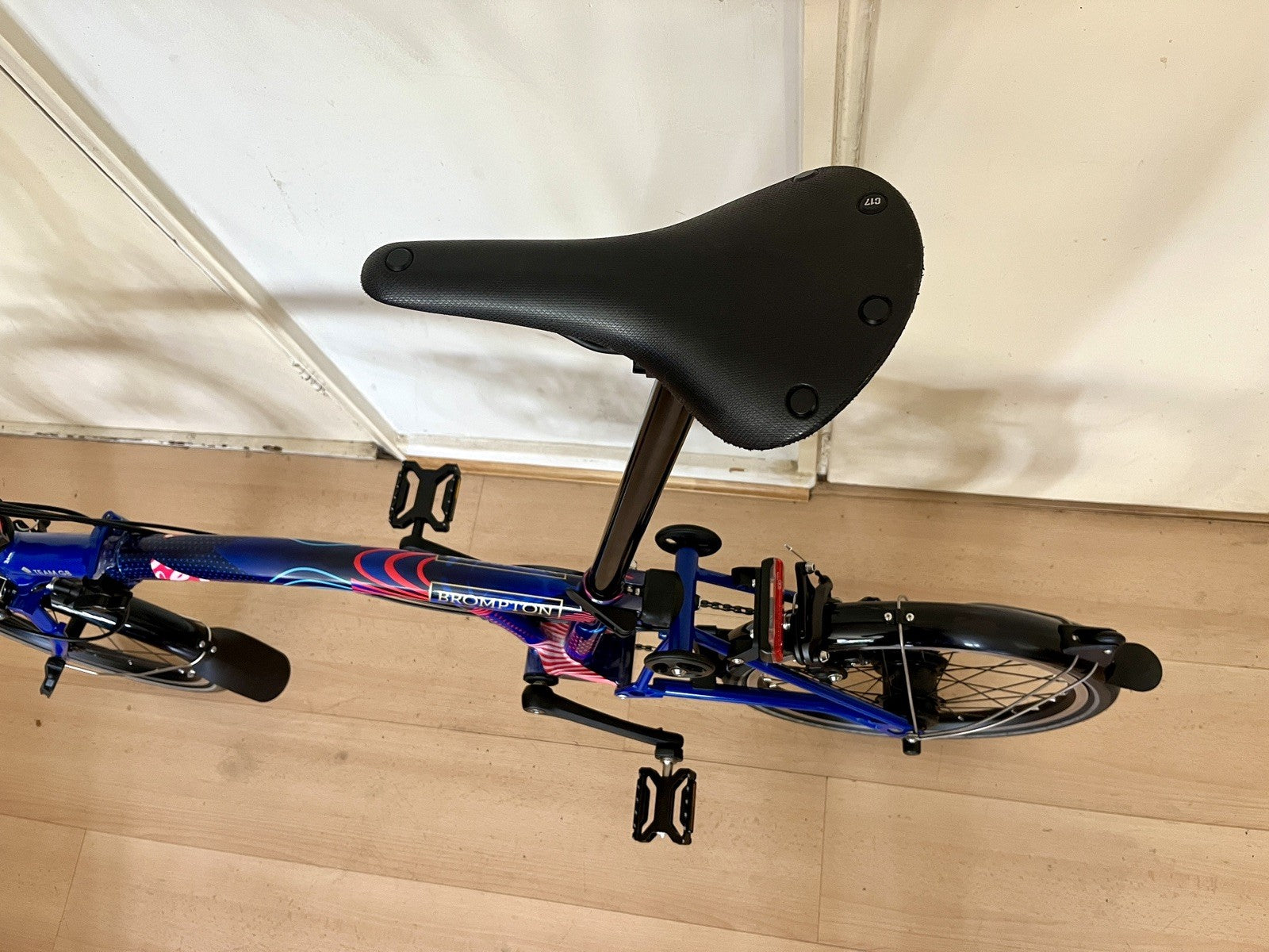 Brompton 2024 Team GB P Line Edition 12 Speed Folding Bike EXC COND