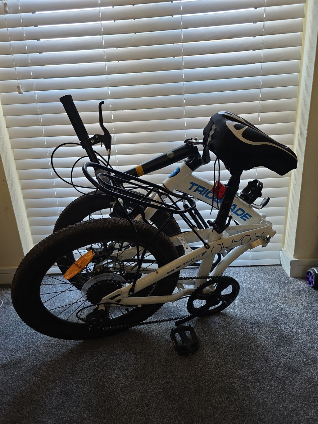 Trioblade 20 Inch Folding Bike White