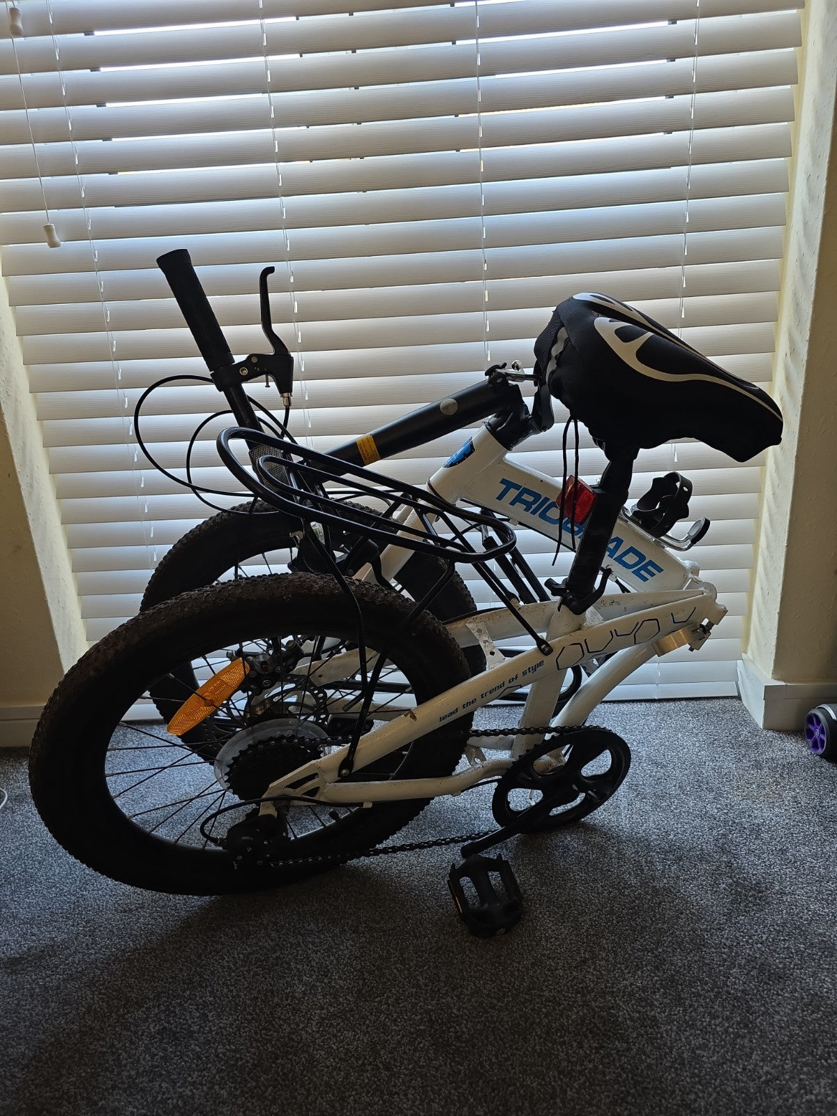 Trioblade 20 Inch Folding Bike White