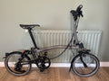 Brompton P Line Explore Mid Bar 12 Speed - Sky Grey