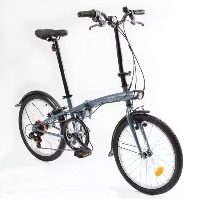 BTWIN Folding Bike Fold 120 - Blue- Used Excellent condition 6 speed