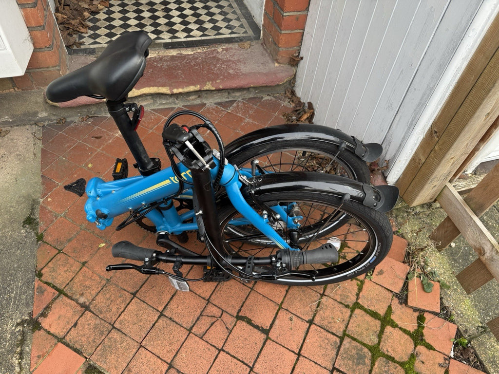 Tern Link C8 Folding Bike 8 Speed – Blue – Schwalbe Big Apple – Great Condition