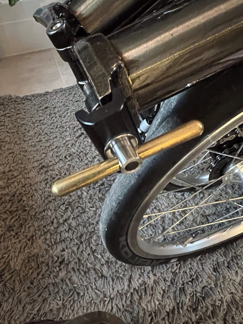 Brompton Titanium Virtually Unused & In Beautiful Showroom  Condition