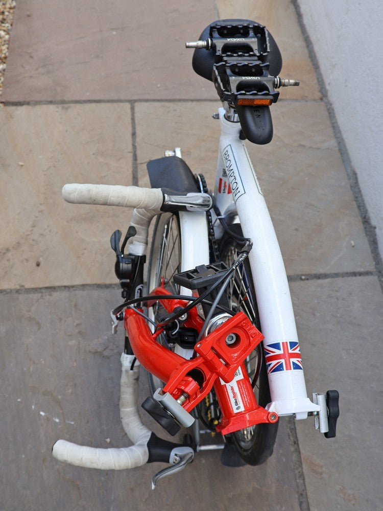 Brompton Bike extensively modified for touring
