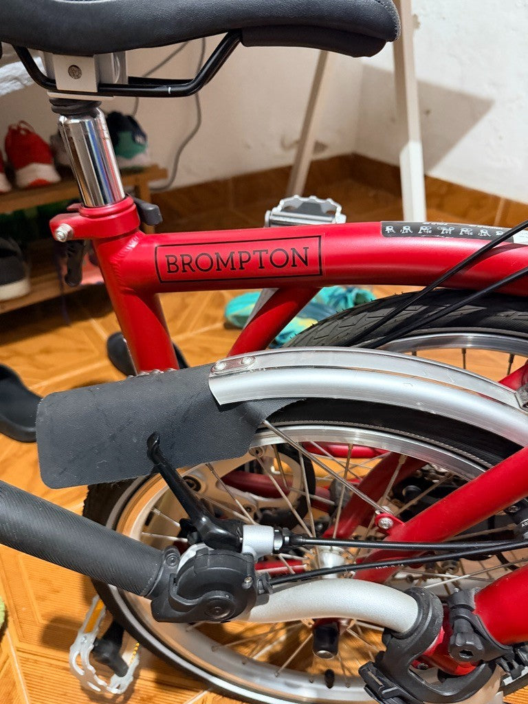 Brompton Mid Bar 3 Speed  - C Line Red