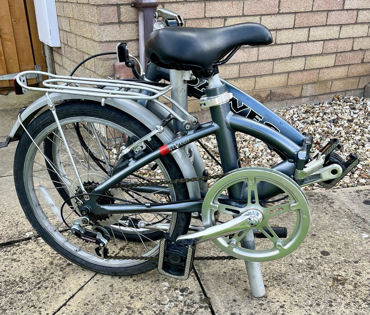 Dawes Jack Folding Bike In Metallic Grey