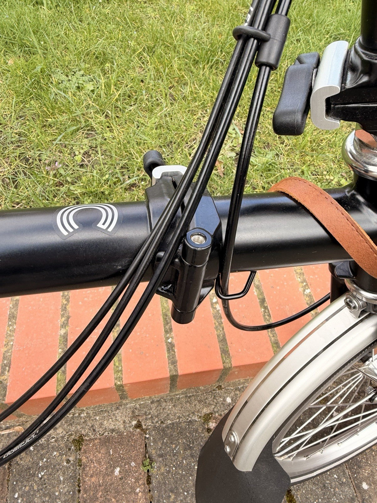 Brompton Folding Bike 6-Speed Black Satin