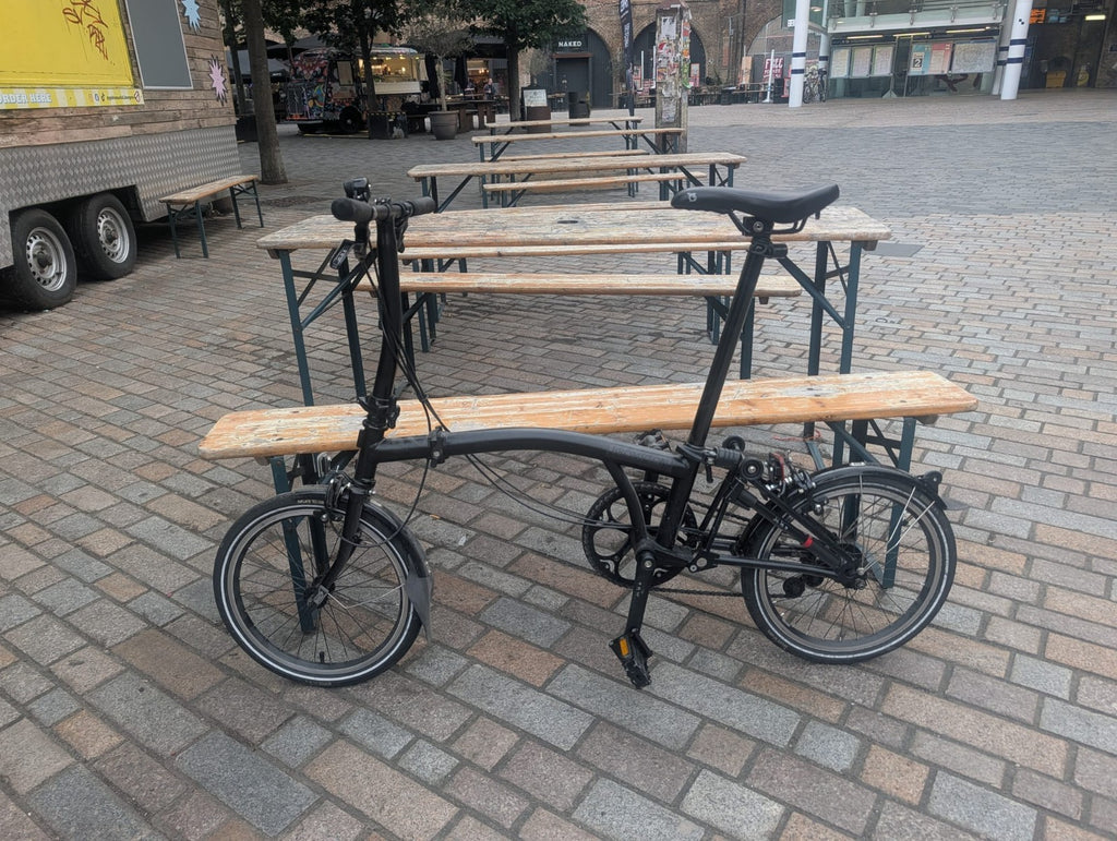 Brompton Folding Bike – 2016 – Black Edition – 2 Speed