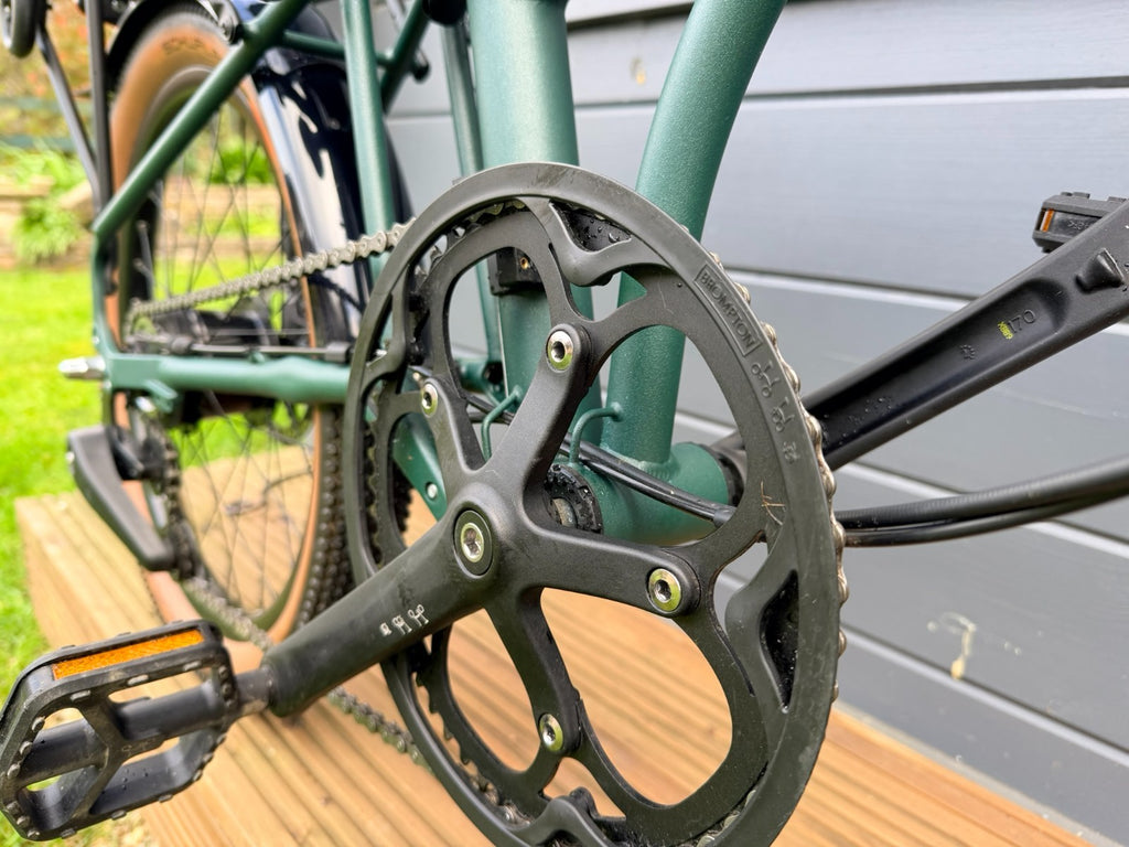 Brompton G Line Folding Bike – Roller Frame – 8 Speed – Forest Green – Medium