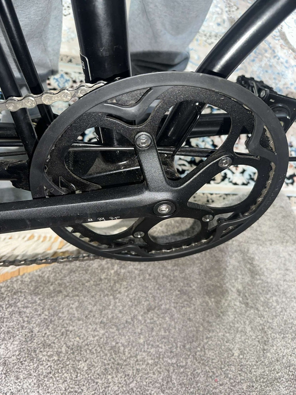 Brompton Folding Bike 16in M Frame Black Caliper Brakes Flat Bar Mudguards