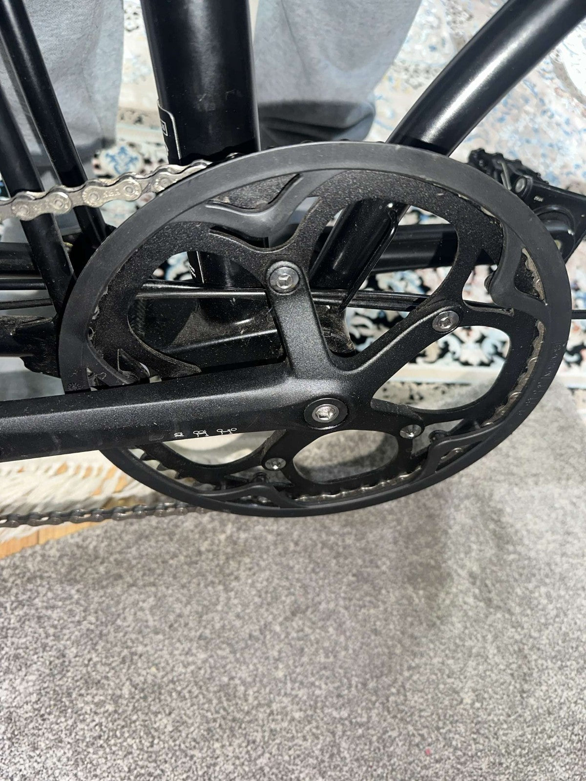 Brompton Folding Bike 16in M Frame Black Caliper Brakes Flat Bar Mudguards
