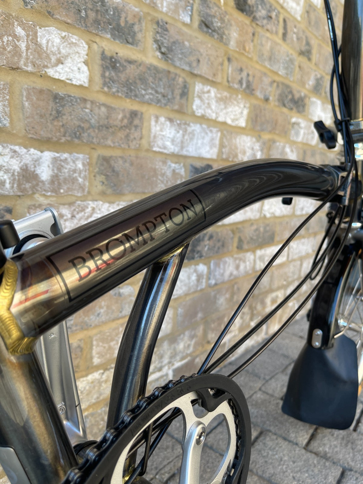 Brompton Raw Lacquer Superlight - Titanium - RARE S6L-X WORLD POSTAGE - STUNNING