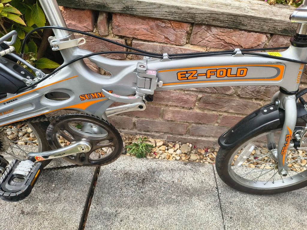 Summit ez-fold folding bike 16" wheels