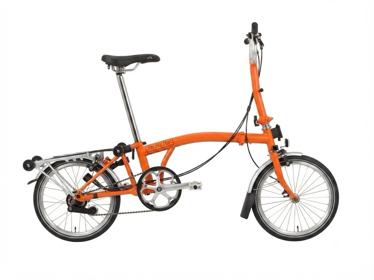 Brompton M3R Folding Bike - Orange - UK DELIVERY