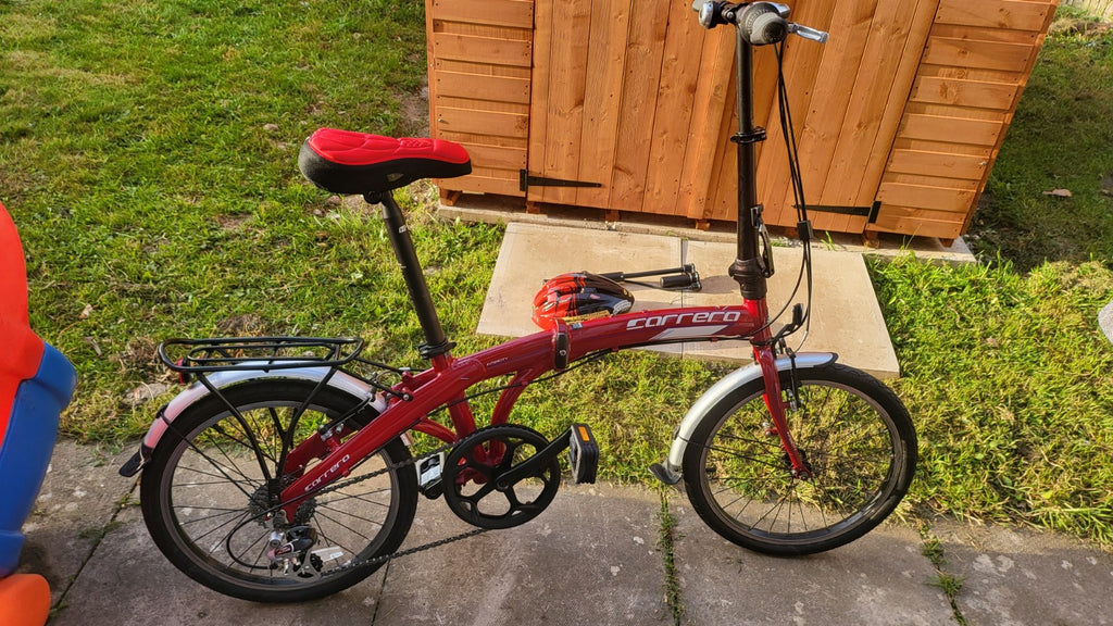Red Career Foldable Lightweight Bicycle Bike