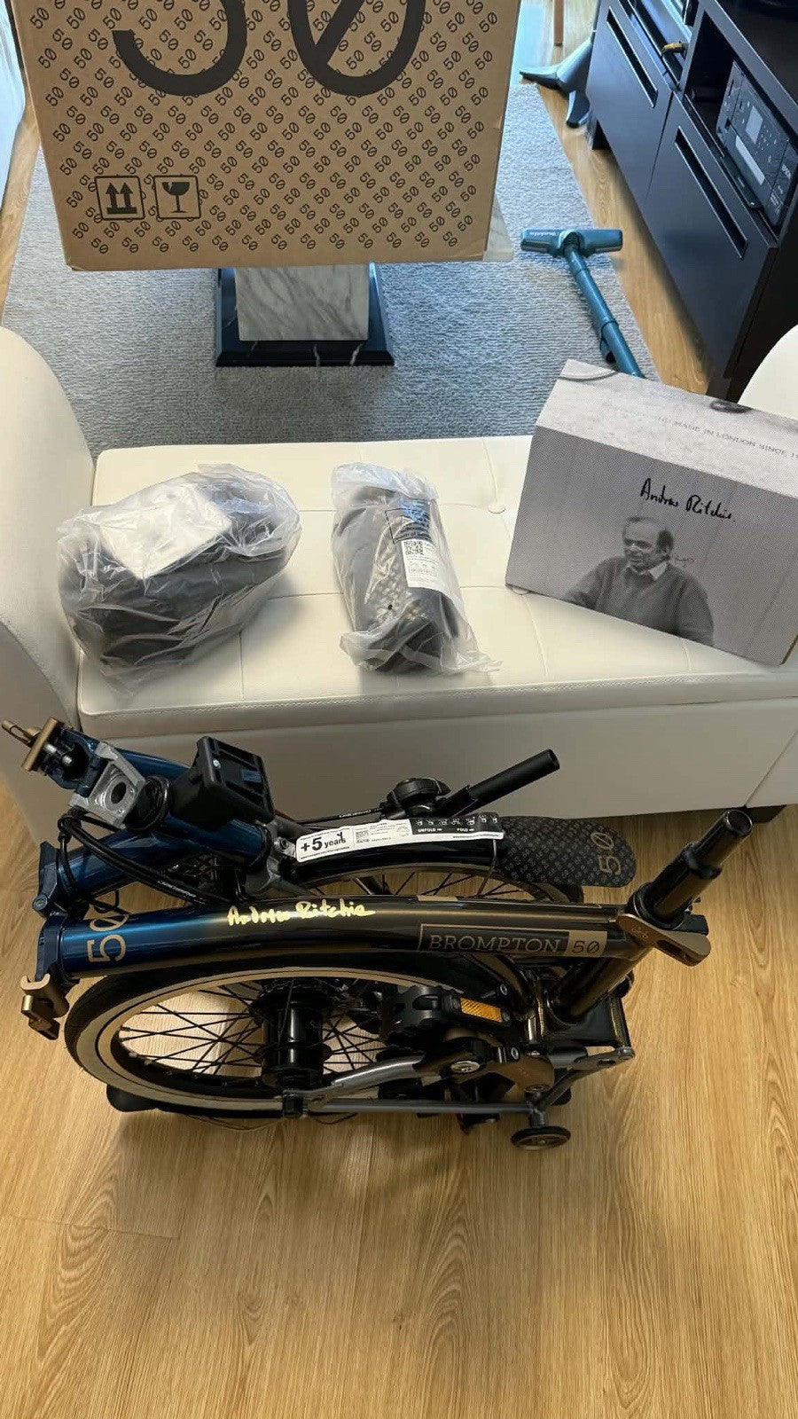 Brompton Folding Bike 50th edition 1975 (bnew) And Signed