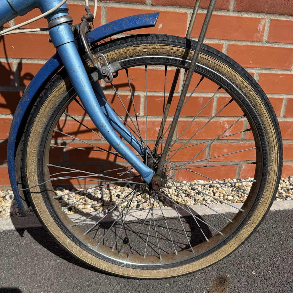 Vintage 1978-1982 Folda Folding Bicycle Retro Single Speed Original Racks & Bell