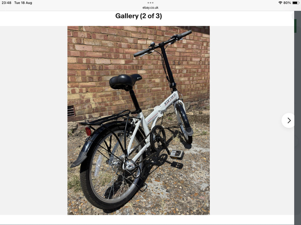 Carrera Transit 6061 T6 Lightweight Folding Bike - Perfect Condition