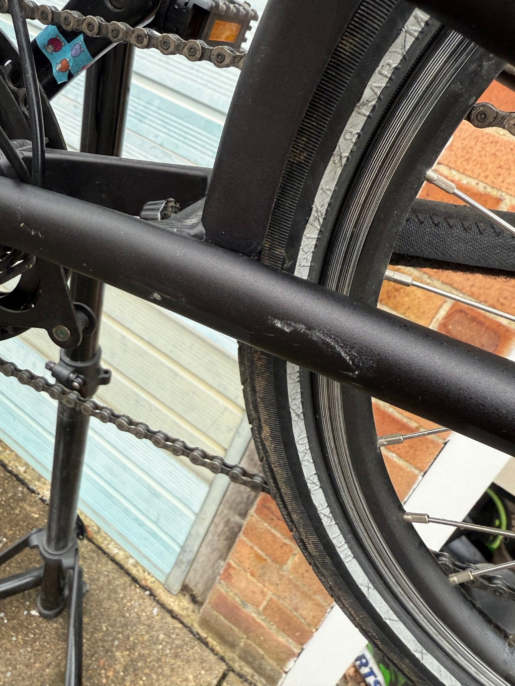 Mezzo D9 folding bike graphite grey very good original condition