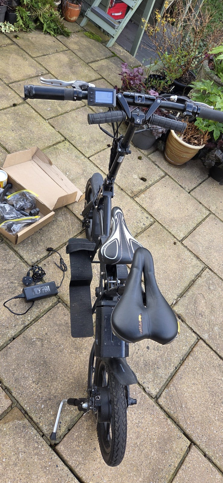 Custom Kwikfold  Electric fold Bike  250w, 36v battery included. Child carrier