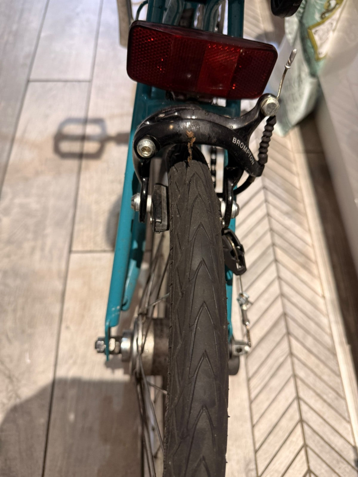 Brompton B75 16" Folding Bike - Blue