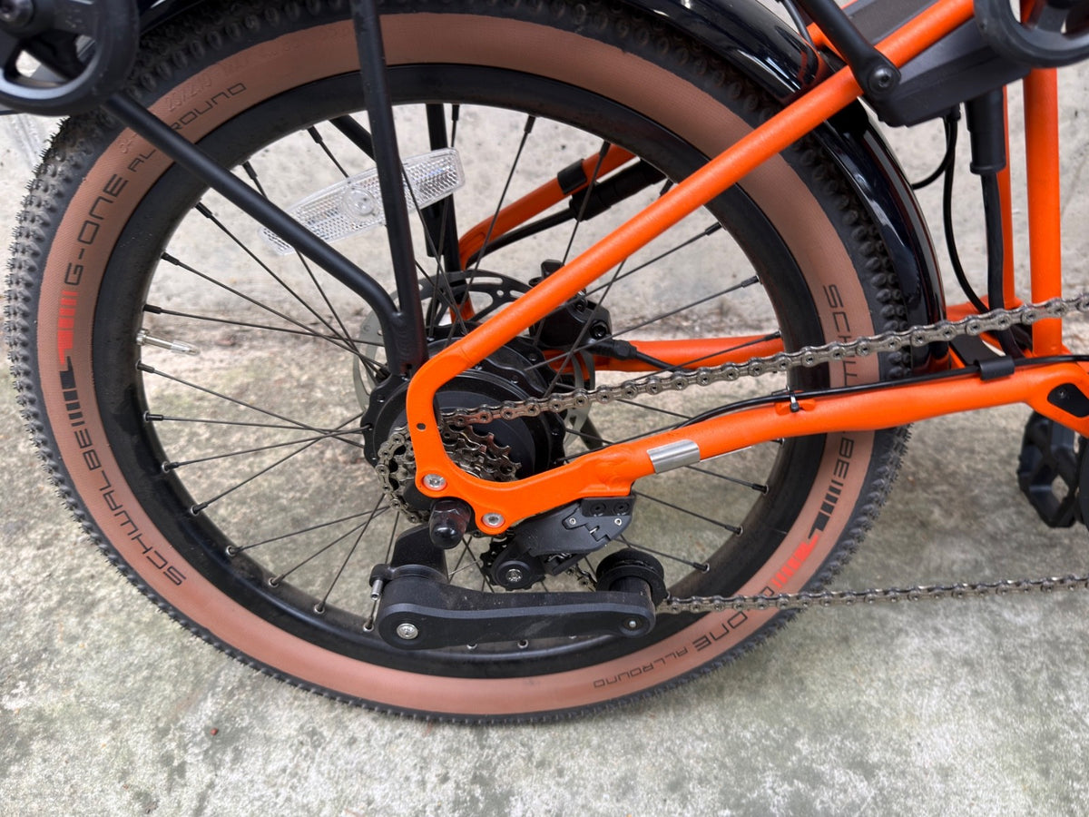 Brompton G Line - 4 SPEED  and extras package Size Large - Adventure Orange