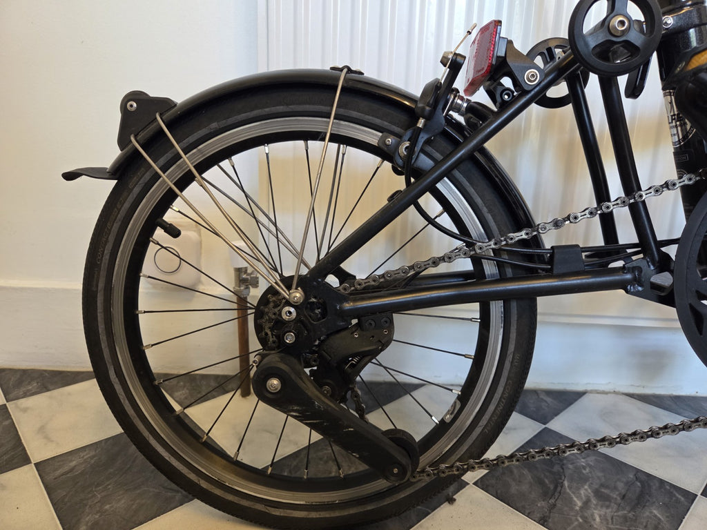 Brompton P Line Urban 4-Speed Folding Bike - Mid Bars - Paperwork Included