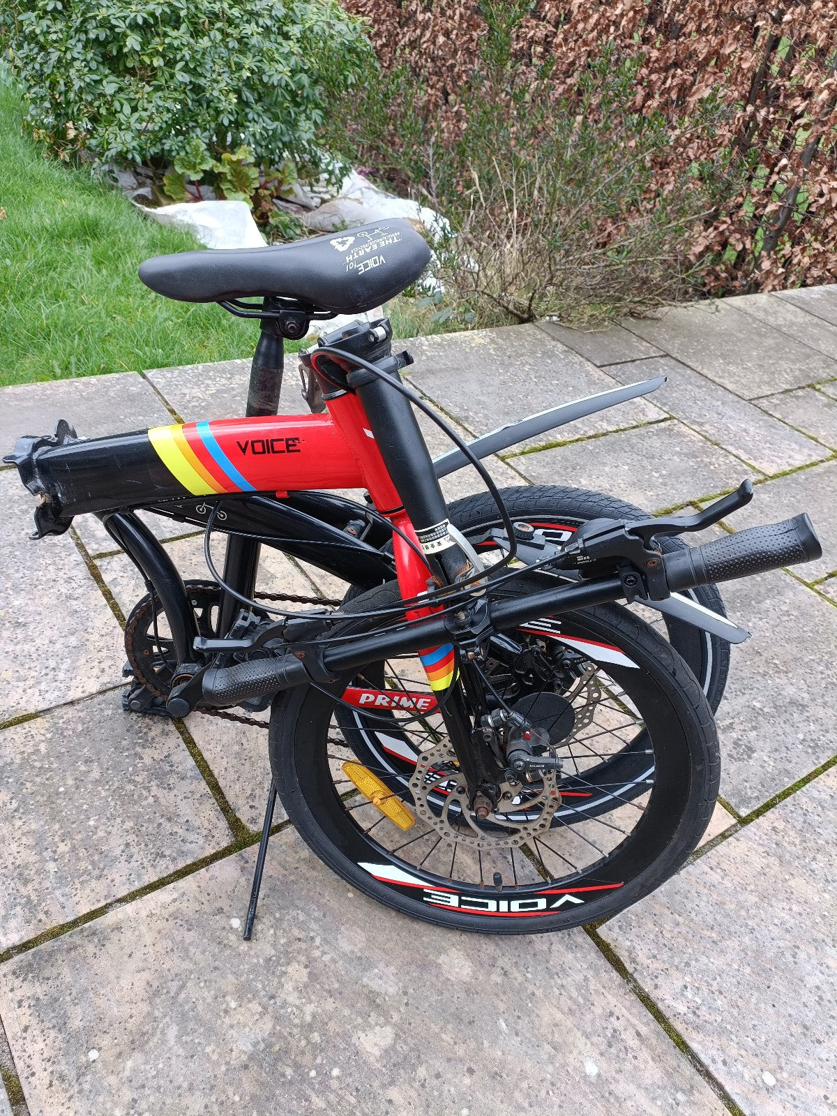 Voice Prime Folding Bike - 9 Speed - Disc Brakes