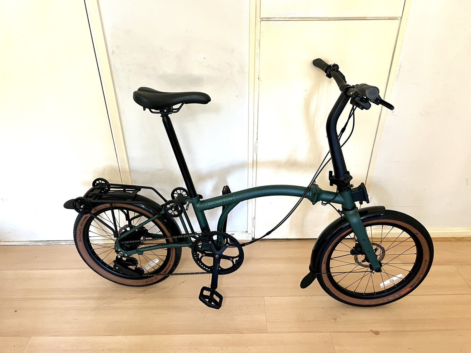 Brompton G Line with Roller Frame - 8-speed, Forest Green, Large