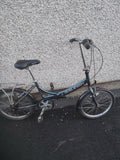 Raleigh EVO 7SP Folding Bike, Aluminum Frame, 20" Wheels, 7 Speed with Revo Grip