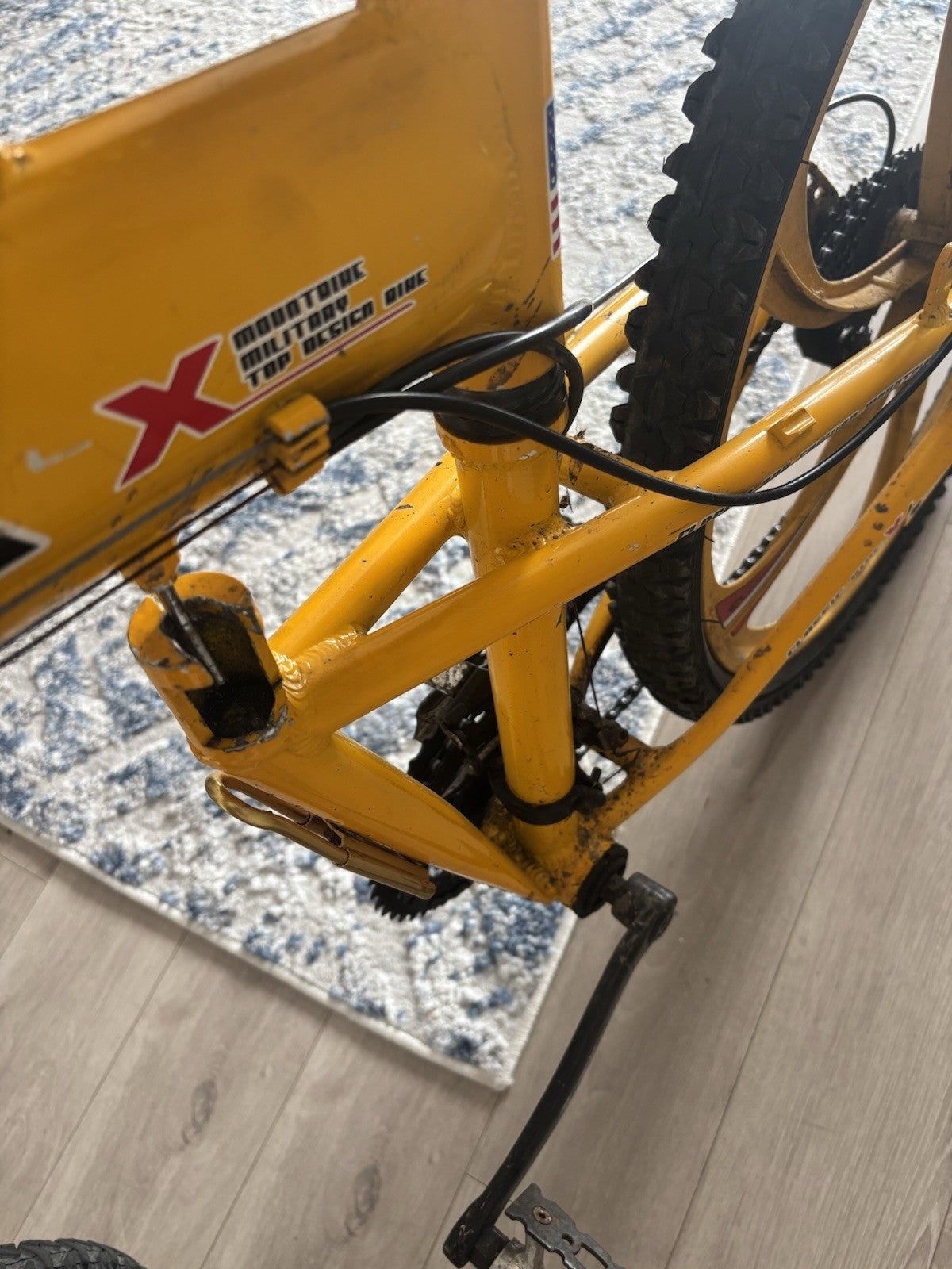 Hummer Folding Yellow Mountain Bike