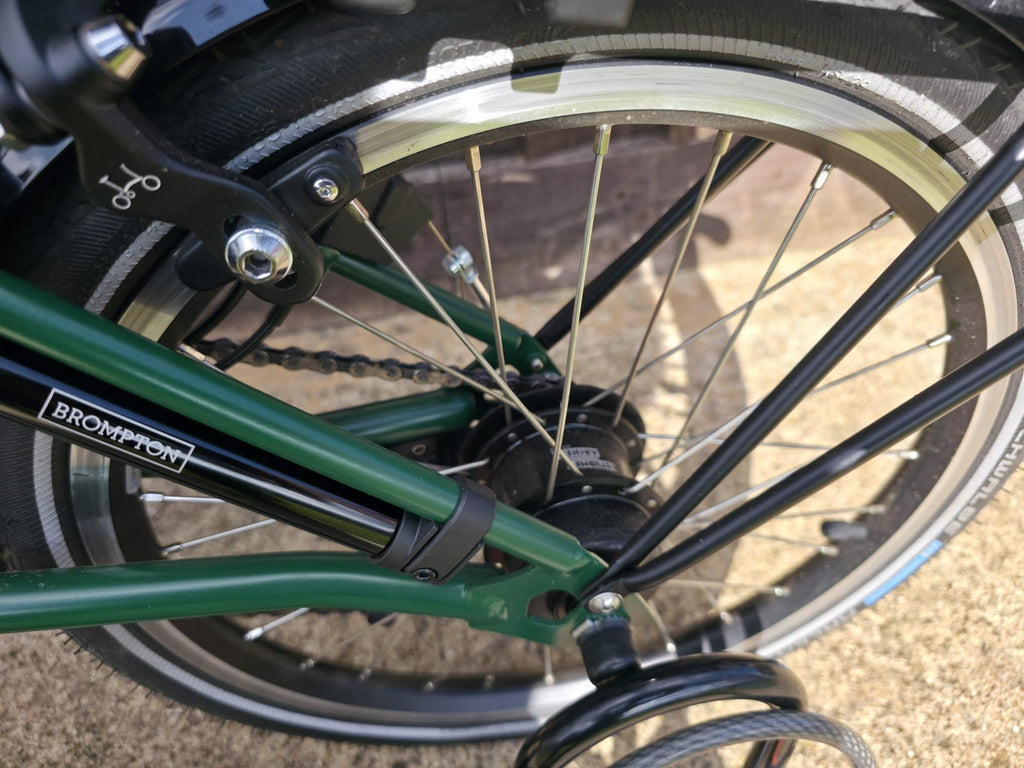 Brompton C Line 12-Speed hi Bar 2026 Racing Green Folding Bike