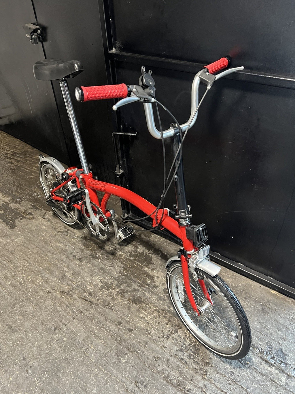 Brompton Folding Bike Red