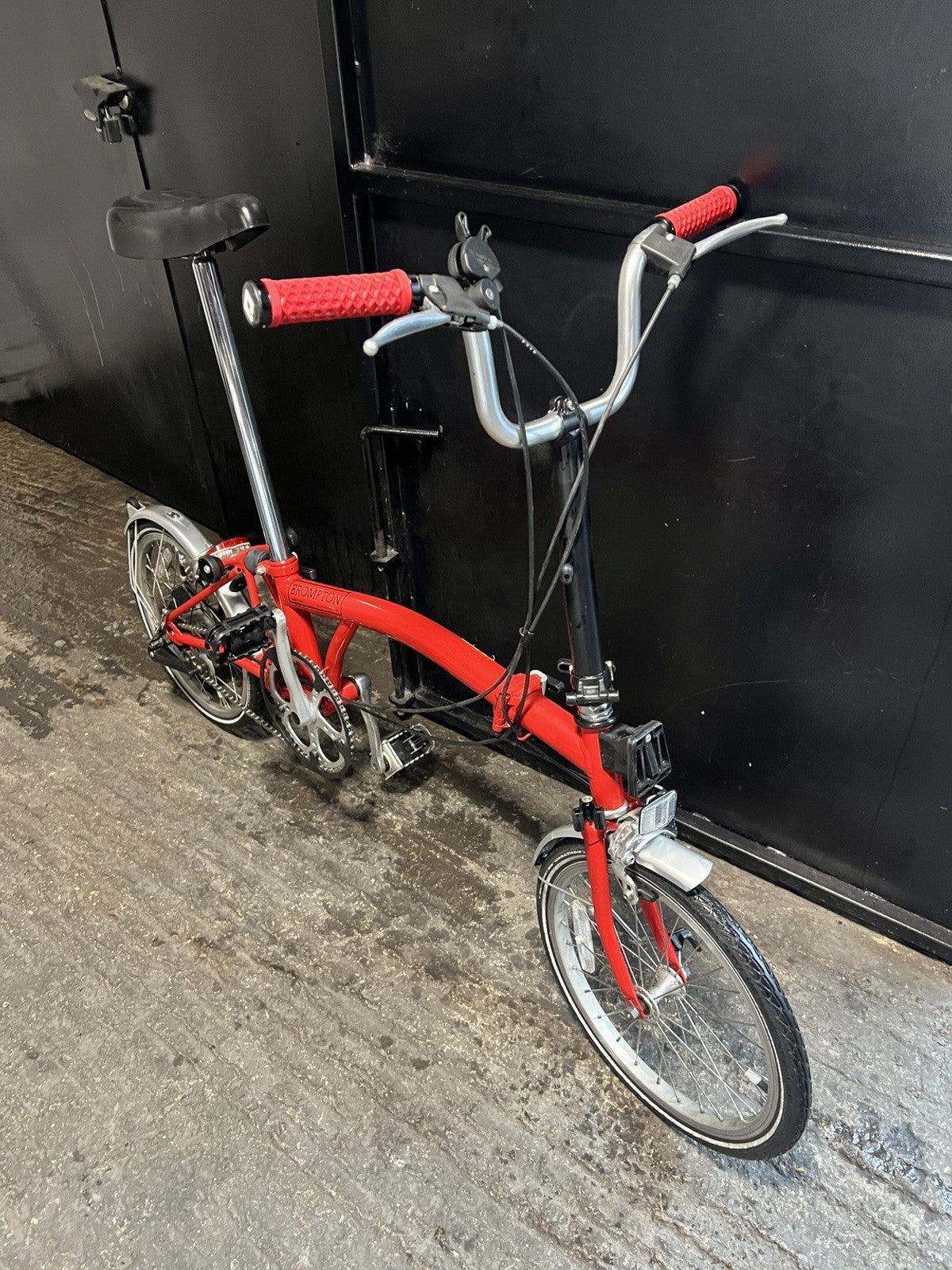 Brompton Folding Bike Red