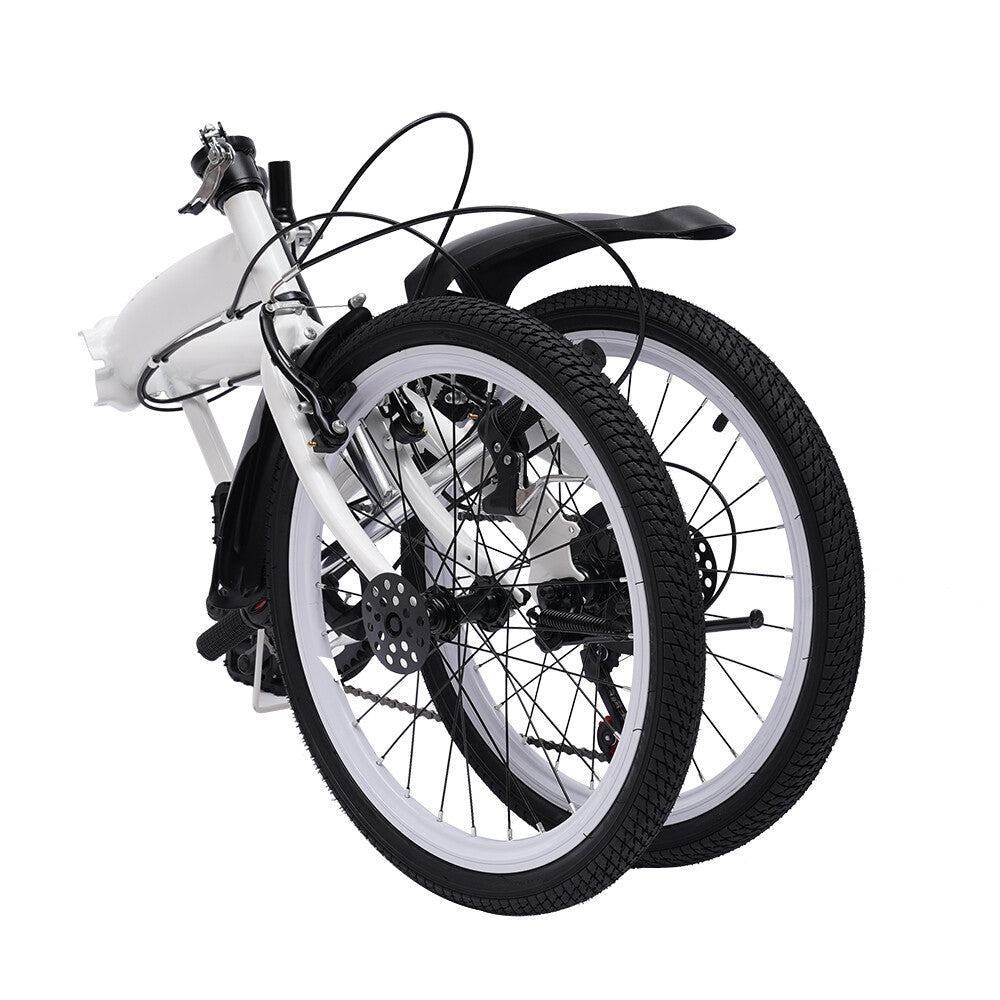 Folding Folding Bike Commuter Bicycle 20 Wheel 6Speed for men women Bicycle