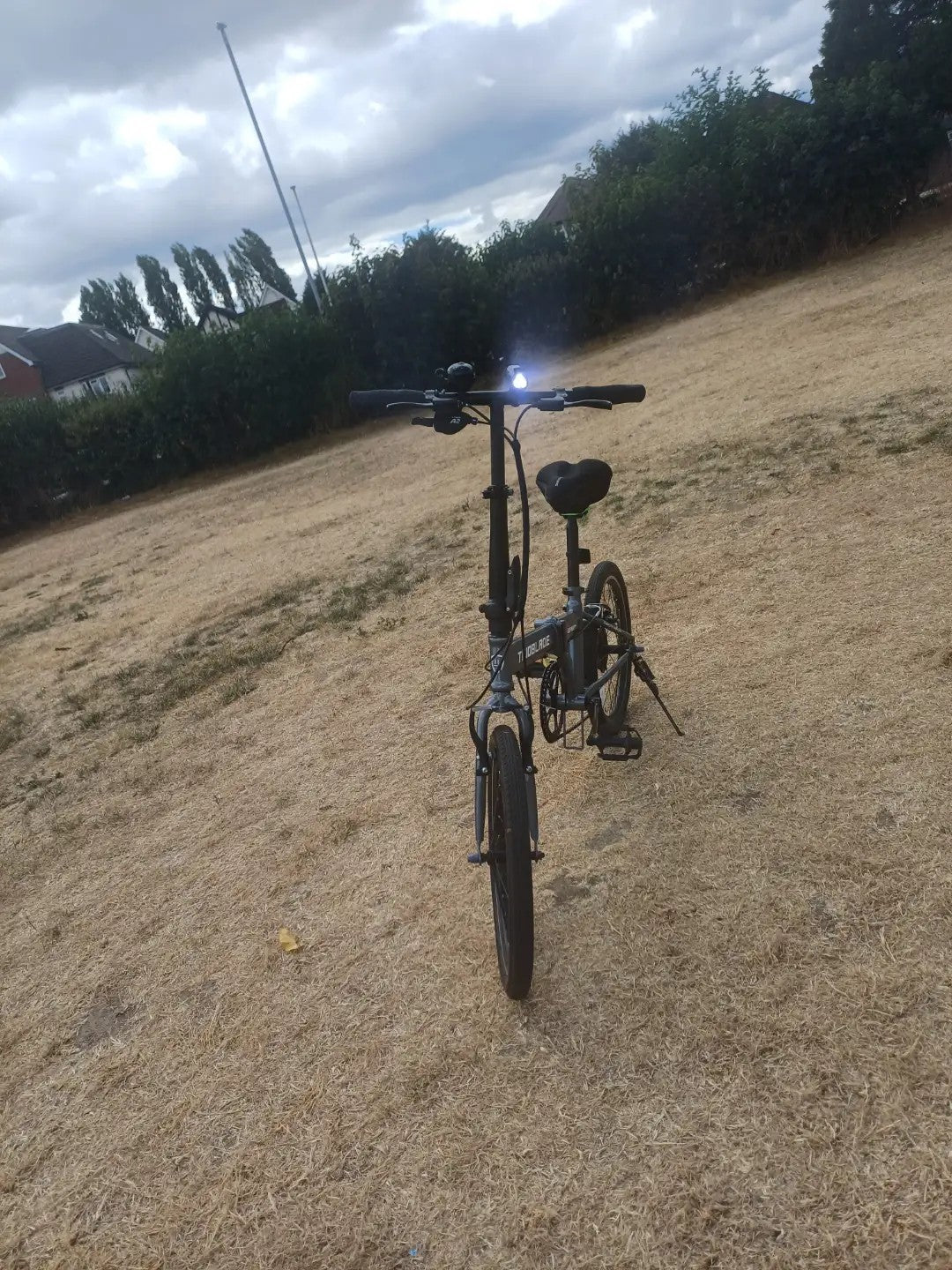 TRIOBLADE Folding Bike 20 In GREY/BLACK
