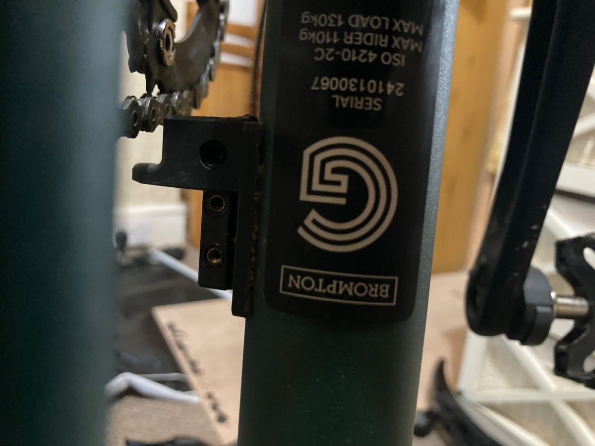 Brompton G Line S/M folding bike.